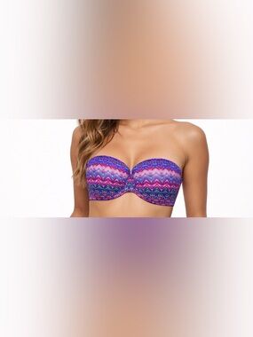 Victoria’s Secret Pink Strapless Printed Bra Size 32D